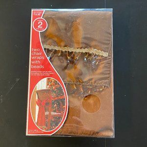 NIB Bundle of 8 Beaded Chair Wraps!